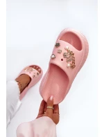 Dámské Pěnové Žabky S Ozdobami Růžové model 21653110 - Boto Dámské Pěnové Žabky S Ozdobami Růžové model 21653110 - Boto