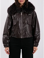 Kurtka IR KR model 22559192 ciemny brązowy - FPrice Kurtka IR KR model 22559192 ciemny brązowy - FPrice