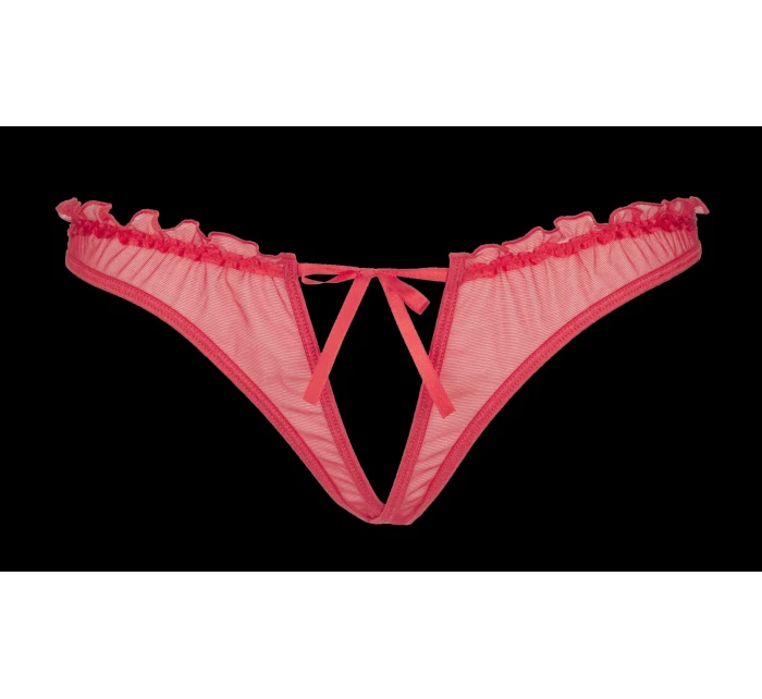 Tanga Plus Size V-8748 červená - Axami