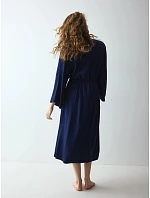 Amourette Jacquard Long Robe - Admiral - TRIUMPH Admiral - TRIUMPH
