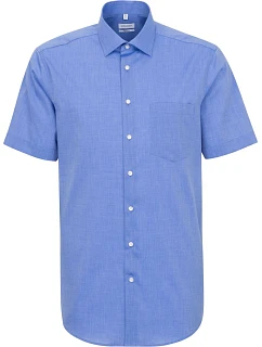 Seidensticker Shirt Regular SSL Košile s krátkým rukávem 78.3001 mid blue