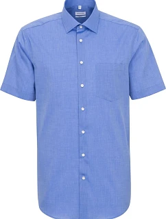 Seidensticker Shirt Regular SSL Košile s krátkým rukávem 78.3001 mid blue