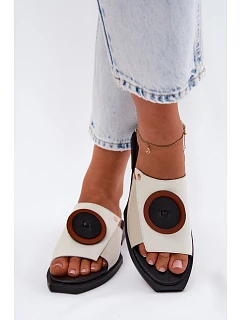 Kožené dámské pantofle model 22123051 - Maciejka