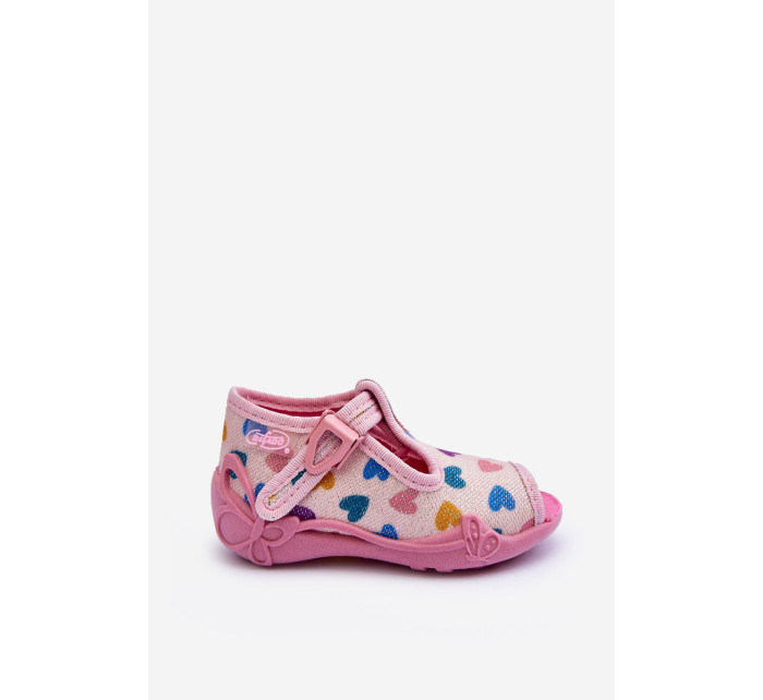 Sandály Befado Heart Pantofle Růžové