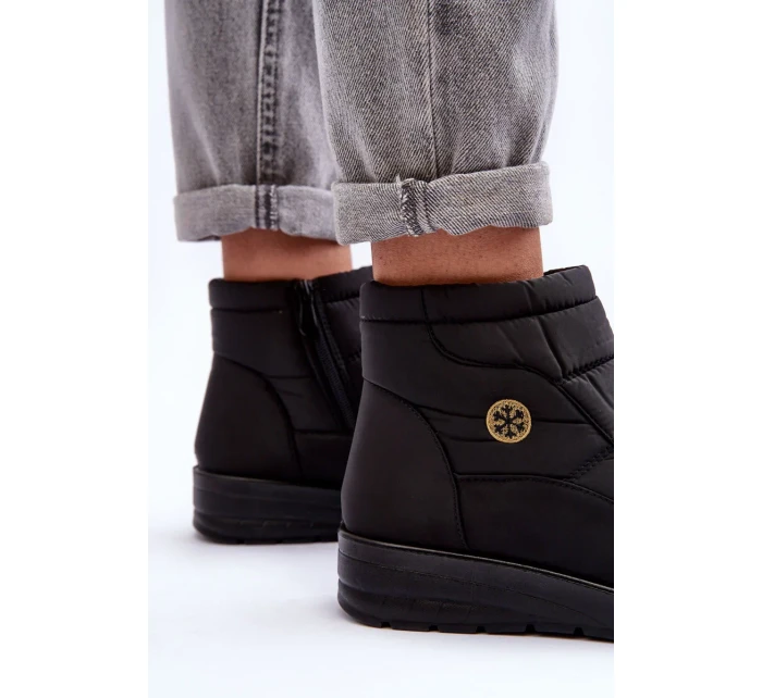 Dámské zateplené sněhule Black Helis