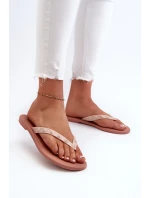 Dámské ploché flexibilní žabky ZAXY Růžové Dámské ploché flexibilní žabky ZAXY Růžové