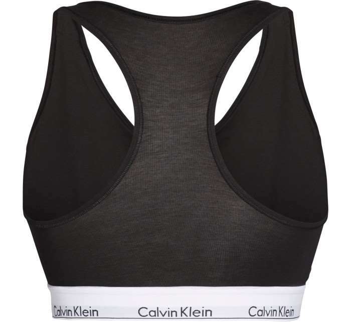 Dámská podprsenka Plus Size Bralette Modern Cotton 000QF5116E001 černá - Calvin Klein