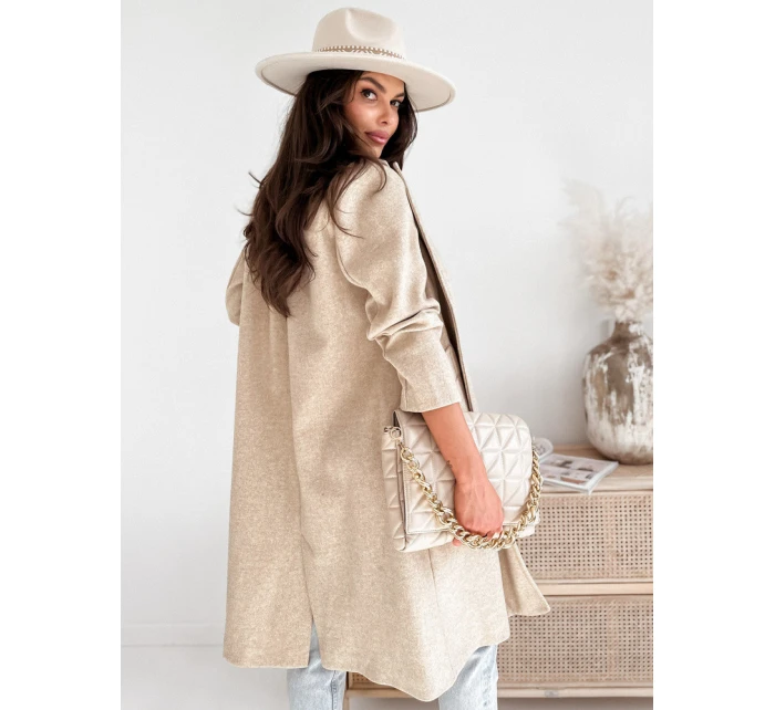 Dámský světle béžový kabát HARVEST FashionStreet TY3883