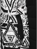 Pánská prošívaná zimní bunda s kapucí černá model 21995772 - Dstreet