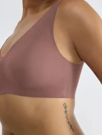Dámská podprsenka ZERO Feel 2.0 Bralette - BROWN - hnědá 1141 - SLOGGI