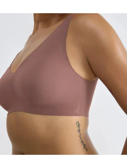 Dámská podprsenka ZERO Feel 2.0 Bralette - BROWN - hnědá 1141 - SLOGGI