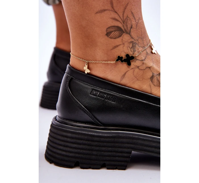 Kožené boty Big Star Černe model 21618129 - Big Star Shoes