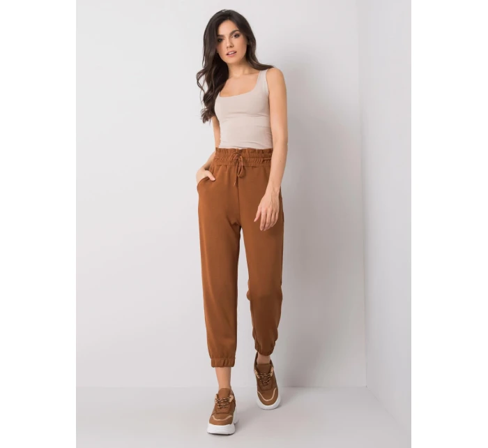 Tepláky 217 DR 25472.73 hnědá