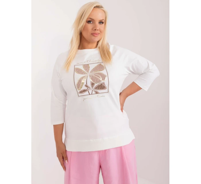 Bluzka RV BZ model 20190794 ecru - FPrice Bluzka RV BZ model 20190794 ecru - FPrice