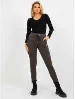 Teplákové kalhoty RV DR 8370.00 khaki barva Teplákové kalhoty RV DR 8370.00 khaki barva