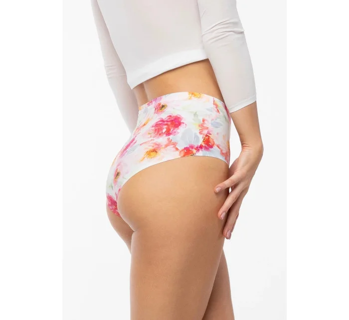Kalhotky Peony Simple Maxi bílo-čersvené - Julimex Kalhotky Peony Simple Maxi bílo-čersvené - Julimex