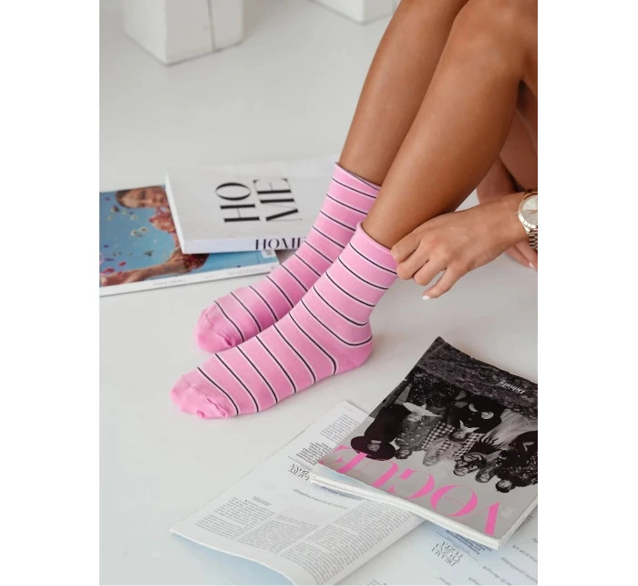 Dámské ponožky 0200-162 pruhované - Milena