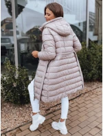 Dámská prošívaná bunda KENTIA kabát fialová FashionStreet TY2905