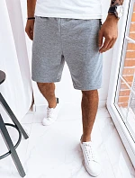 FashionStreet pánské světle šedé teplákové kraťasy SX2266