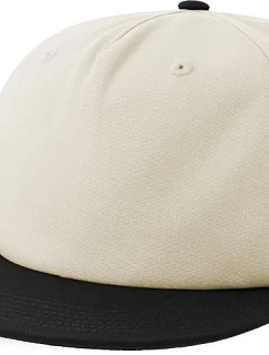 Cruz 5 panelová baseballová kšiltovka model 22410975 off white/black - Atlantis Headwear