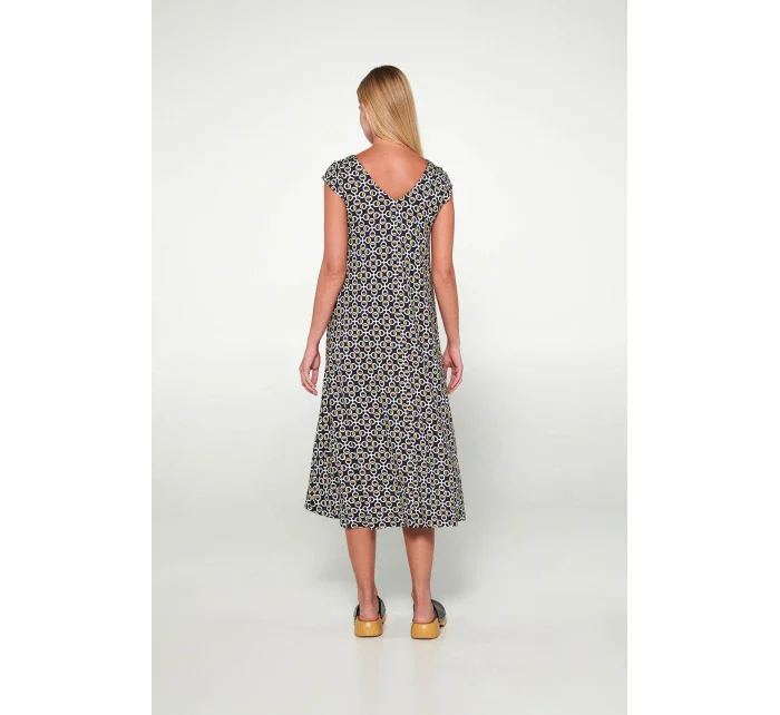 Vamp - Dlouhé šaty s potiskem 20504 - Vamp