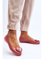 Dámské baleríny se srdcem model 21616923 Růžová - Zaxy