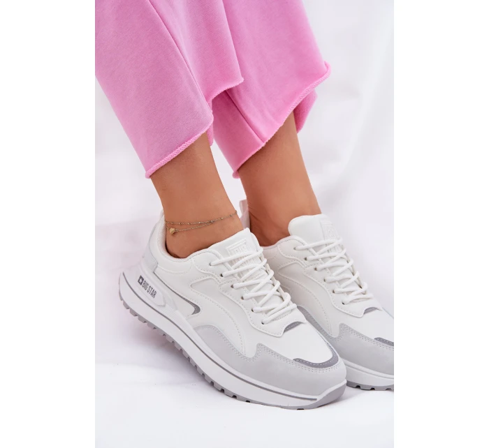 Dámské tenisky Big Star RR274A213 HI-POLY SYSTEM Bílé Dámské tenisky Big Star RR274A213 HI-POLY SYSTEM Bílé