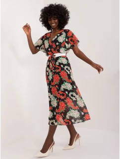 Sukienka DHJ SK model 20105257 czarno czerwony - FPrice