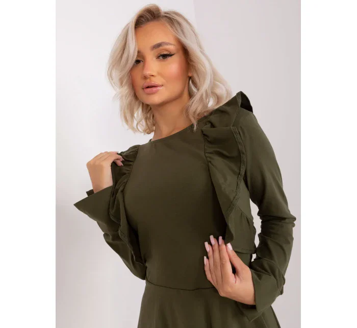 EM SK HW 20 395 šaty.34P khaki EM SK HW 20 395 šaty.34P khaki