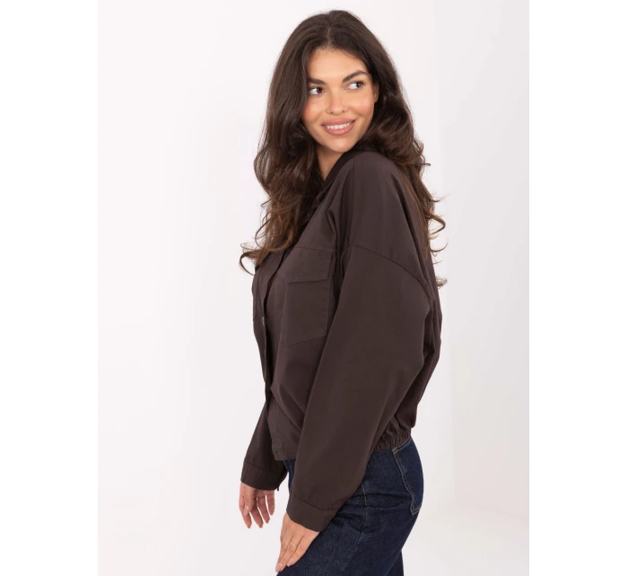 Koszula IT KS model 21334777 ciemny brązowy - FPrice