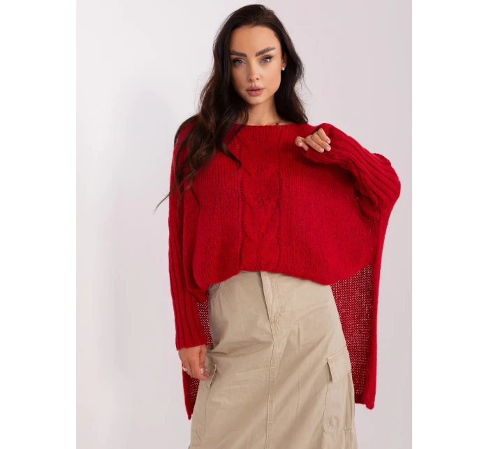 Jumper TW SW BI 559.45 tmavě červená