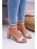 Dámské Sandály Na Podpatku Pudrově Růžové Lexi Dámské Sandály Na Podpatku Pudrově Růžové Lexi