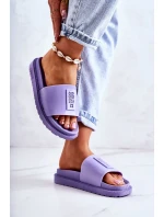 Dámské módní pantofle Big Star - světle fialové Dámské módní pantofle Big Star - světle fialové