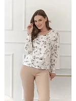 DÁMSKÉ DLOUHÉ PYŽAMO model 22322065 - Taro DÁMSKÉ DLOUHÉ PYŽAMO model 22322065 - Taro