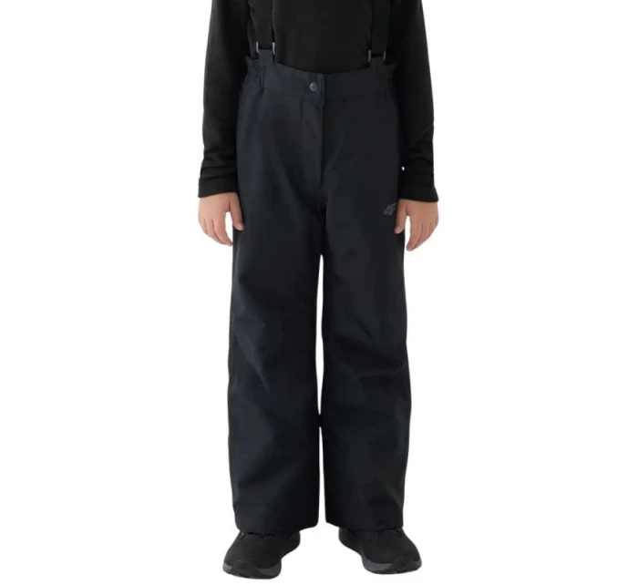 Chlapecké lyžařské kalhoty 4F FNK M0949 tmavě černé 4FJWAW25TFTRM0949 20S Chlapecké lyžařské kalhoty 4F FNK M0949 tmavě černé 4FJWAW25TFTRM0949 20S