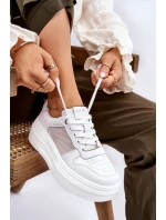 Dámské klasické sportovní boty GOE LL2N4060 Bíle Dámské klasické sportovní boty GOE LL2N4060 Bíle