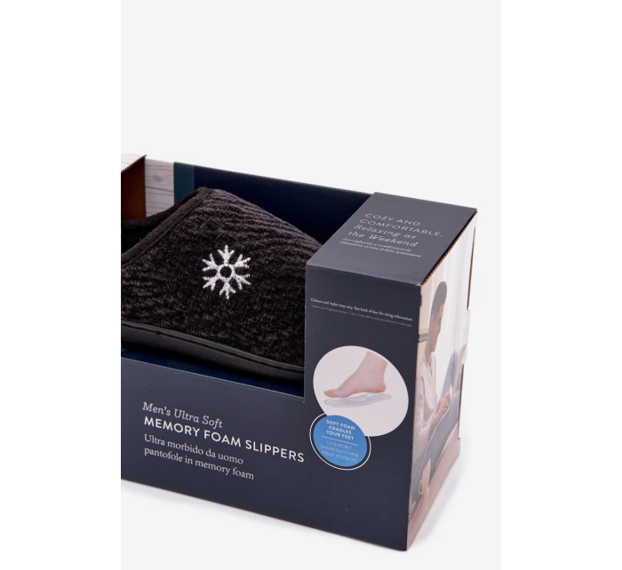 Pánské černé pantofle Darline Pánské černé pantofle Darline