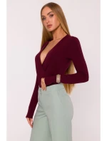 model 21296017 Kalhoty se širokými nohavicemi mátové - Moe