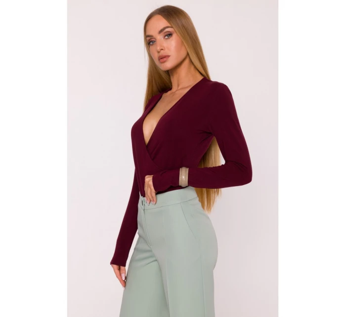 model 21296017 Kalhoty se širokými nohavicemi mátové - Moe