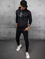 FashionStreet černá pánská tepláková souprava AX0677