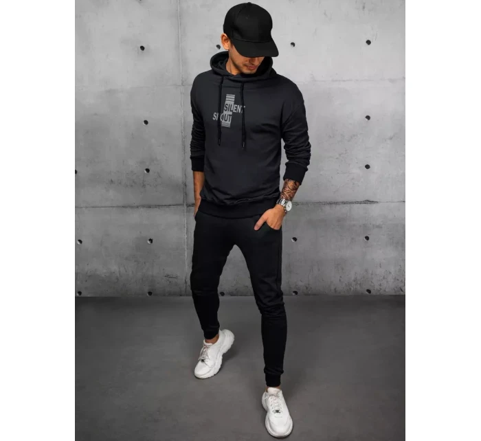 Pánské černé tepláky model 21967427 - Dstreet