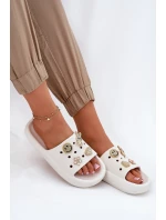 Dámské Pěnové Pantofle S  Bílé model 21697203 - VINCEZA