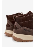 Semišové Pánské Trekingové Boty Big Star SS174263 Hnědé
