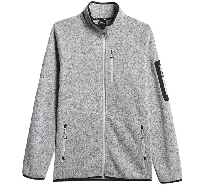 Pánský fleece 4F light grey melange 4FWSS26TFLE 27M model 22088194 - Hikvision Pánský fleece 4F light grey melange 4FWSS26TFLE 27M model 22088194 - Hikvision