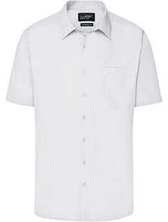 JN Popelínová business košile s krátkým rukávem 02.0 white model 22487621 - Daiber