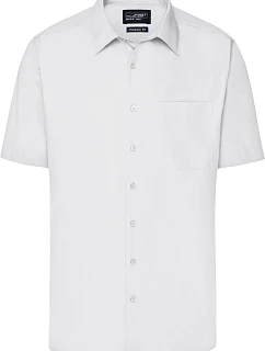 Daiber JN 644 Popelínová business košile s krátkým rukávem 02.0644 white