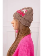Dámská čepice London K385 mocca Dámská čepice London K385 mocca