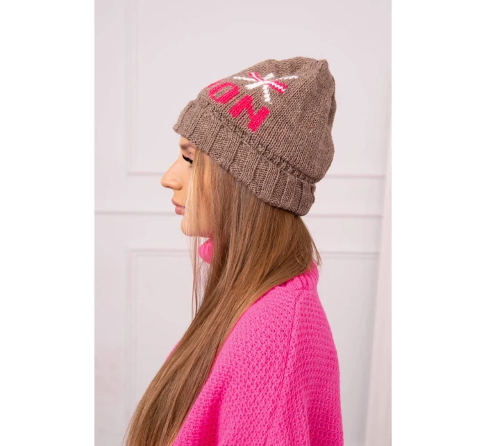 Dámská čepice London K385 mocca Dámská čepice London K385 mocca