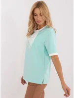 Bluzka LK BZ  mietowy model 20463671 - FPrice