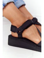 Dámské sportovní sandály Big Star - černé Dámské sportovní sandály Big Star - černé